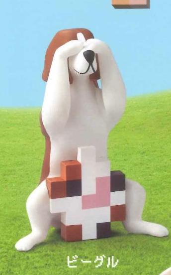 8月扭蛋 馬賽克狗狗