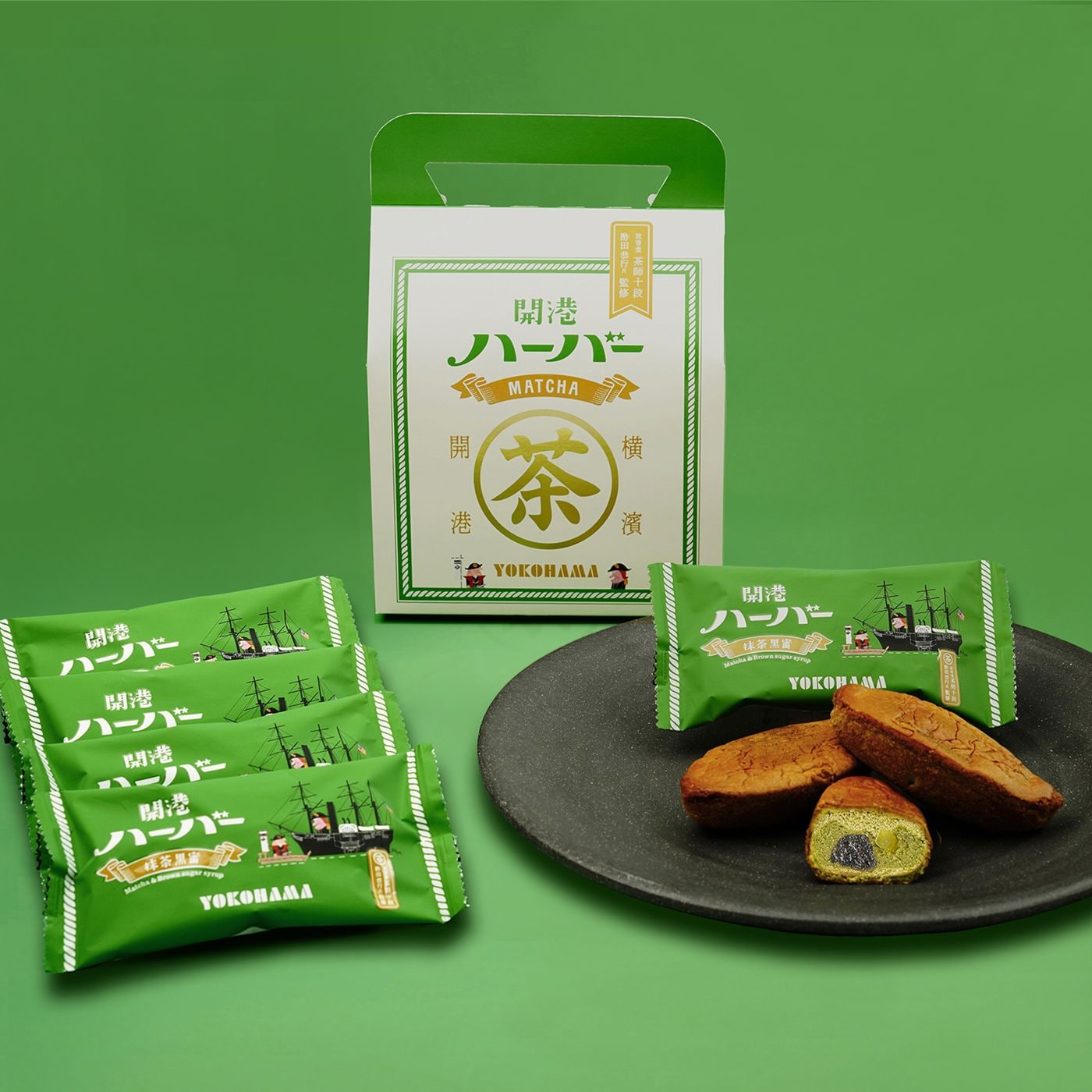 Ariake 開港 Harbour 抹茶黑蜜蛋糕 5件裝