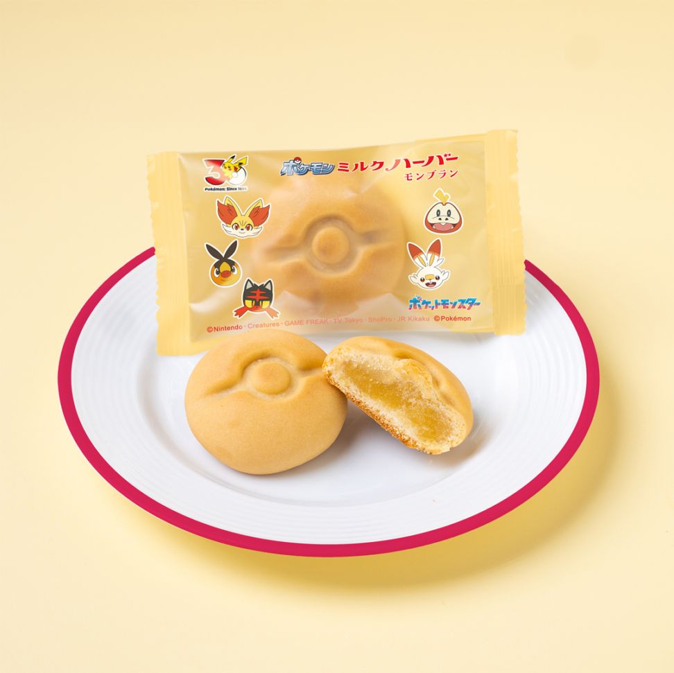 Pokémon 寵物小精靈牛奶 Harbour 蒙布朗蛋糕 單件