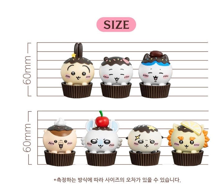 韓國生活百貨 -  韓國限定 Chiikawa 朱古力蛋糕造型 盲盒 (預訂)