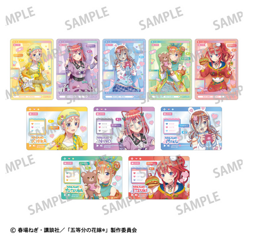 【2025年9月預購】 五等分的花嫁角色扮演 Picharm 10個裝盒裝 Kamio Japan