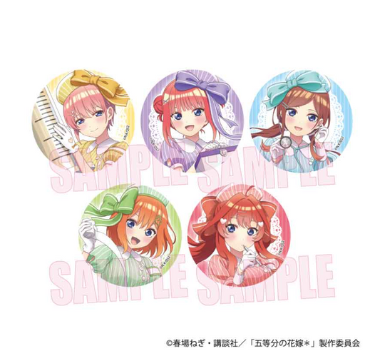 【2025年8月預購】五等分的花嫁 護士ver. 5 件裝盒徽章