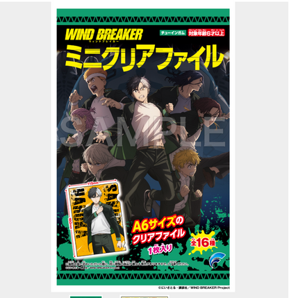 【2025年8月預購】 WIND BREAKER 迷你透明資料夾 20個入 盒裝 Forte