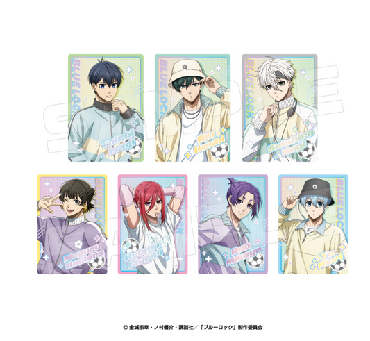 【2025年8月預購】 藍色監獄Bluelock Trading 閃亮卡片 (Pastel Ware) 7 張裝