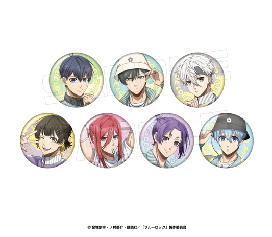 【2025年8月預購】 藍色監獄Bluelock 徽章系列  (Pastel Ware) 7 張裝