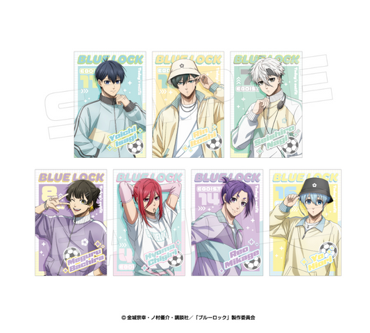 【2025年8月預購】 藍色監獄Bluelock 明信片套裝 (Pastel Ware) 7 張裝