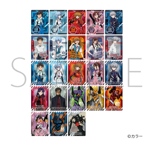 【2025年9月預購】 新世紀福音戰士新劇場版 霓虹風格金屬卡 Collection 10 件裝 BOX Movic