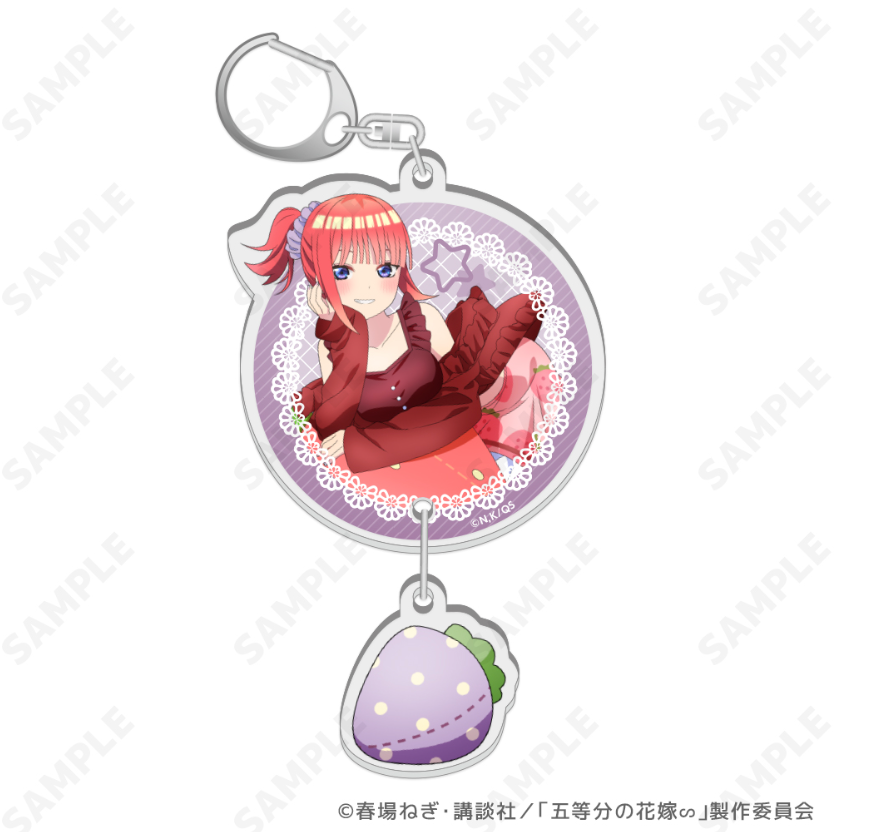 【2025年9月預購】 五等分的花嫁 室內服裝ver. 壓克力鑰匙圈