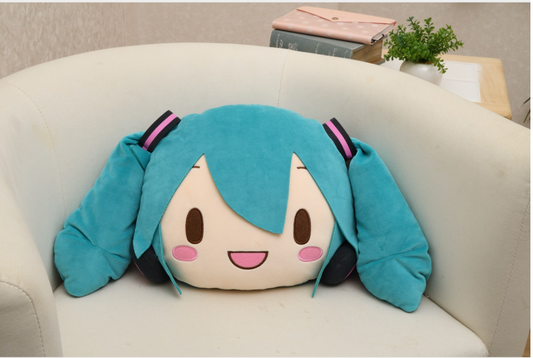【2025年12月預購】初音未來毛絨臉抱枕 Sega Fave
