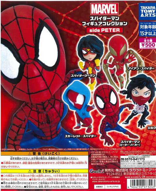 7月扭蛋 蜘蛛人模型系列 Side PETER