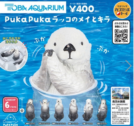 7月扭蛋 PukaPuka 海獺 Mei 和 Kira