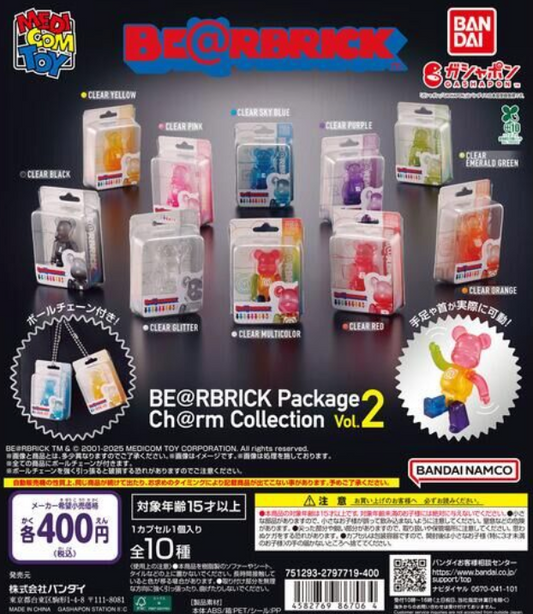 7月扭蛋 BE@RBRICK Package Ch@rm Collection Vol.2