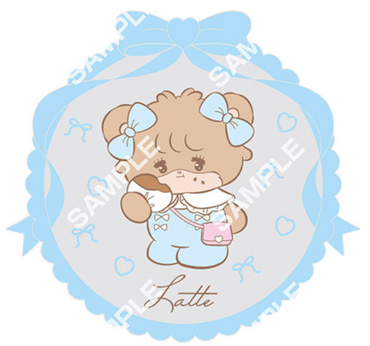 8月扭蛋 Mikko Illustrations 透明橡膠杯墊 2
