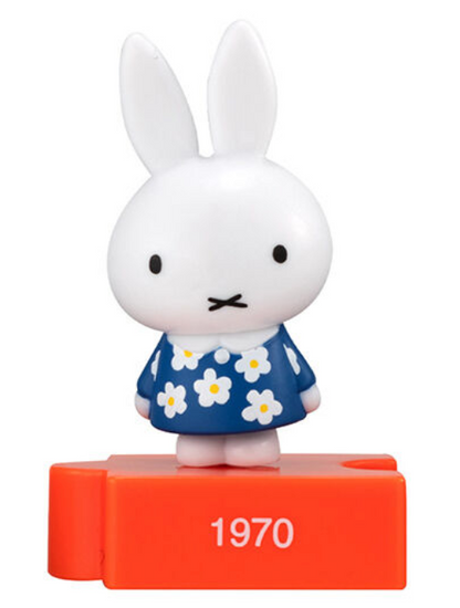 8月扭蛋 miffy70週年紀念模型系列