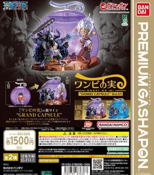 8月扭蛋 《航海王：海賊王果實》《GRAND CAPSULE》第01卷