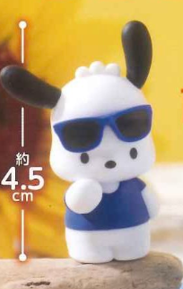 8月扭蛋 快樂丹比太陽眼鏡人物