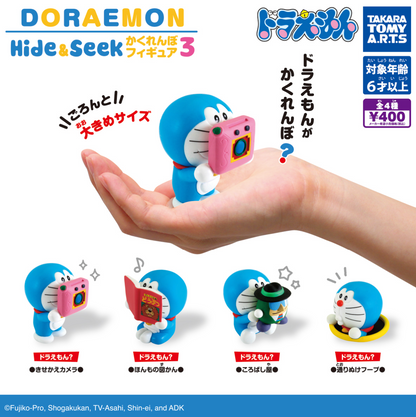 8月扭蛋 哆啦A夢捉迷藏手辦3