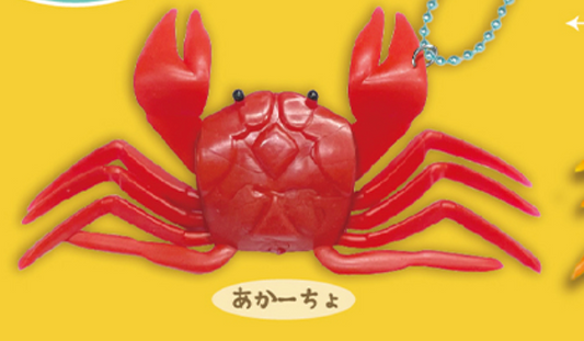 8月扭蛋 螃蟹 Purumucho 鑰匙扣