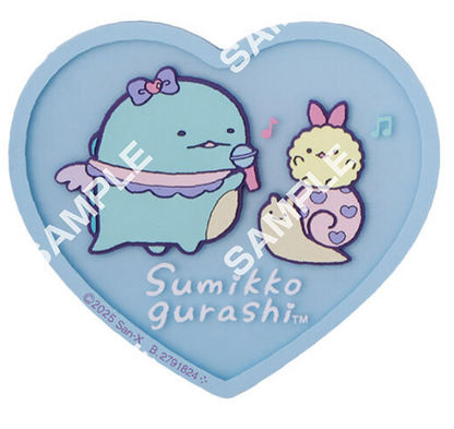 8月扭蛋  Sumikkogurashi 透明橡膠杯墊 2