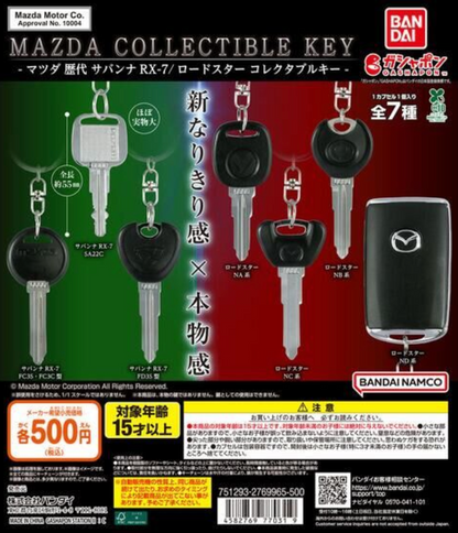 8月扭蛋 mazda收藏鑰匙