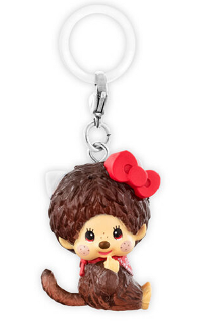 8月扭蛋 Monchhichi x Hello Kitty 標誌配件 扭蛋