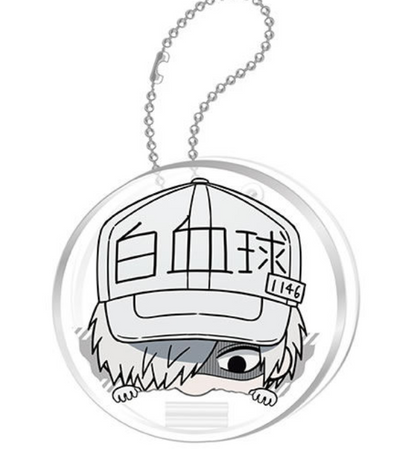 8月扭蛋 工作細胞鎖匙扣