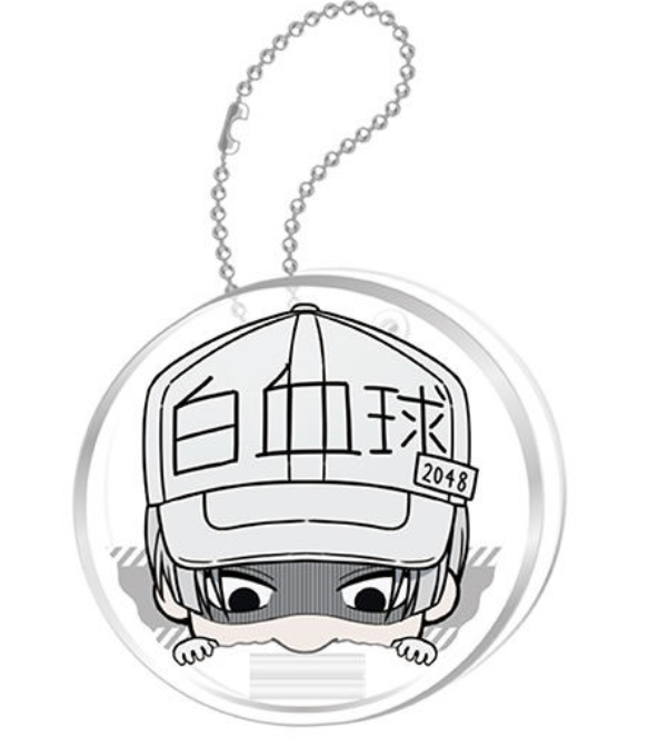 8月扭蛋 工作細胞鎖匙扣