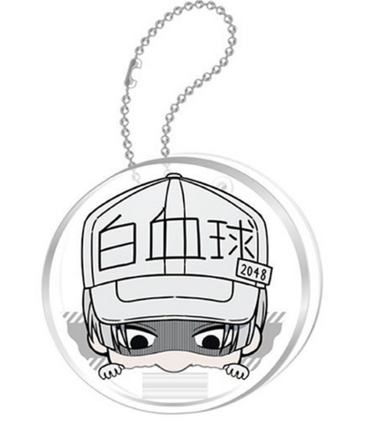 8月扭蛋 工作細胞鎖匙扣