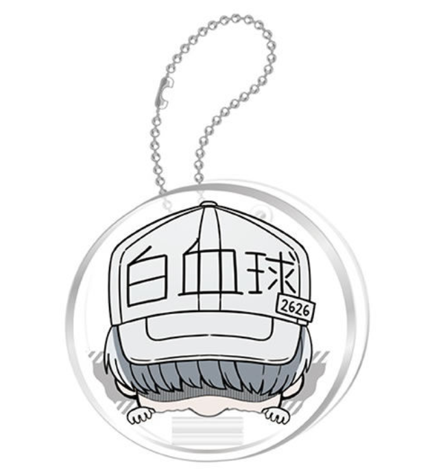 8月扭蛋 工作細胞鎖匙扣