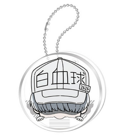 8月扭蛋 工作細胞鎖匙扣