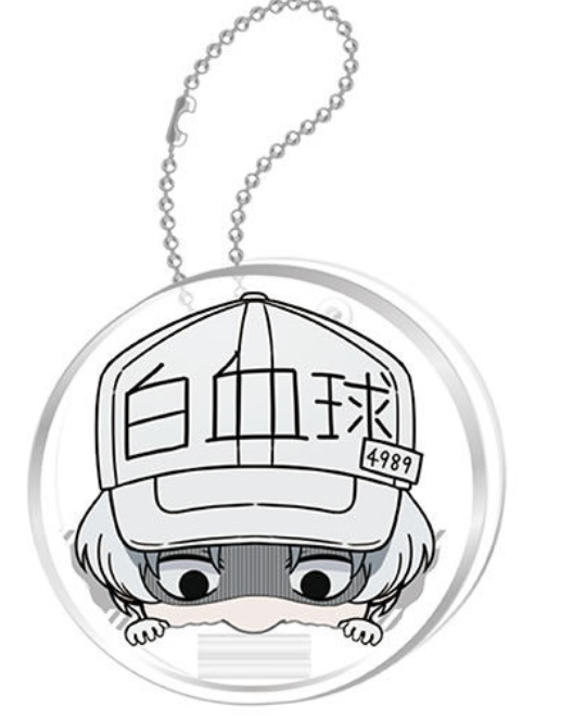 8月扭蛋 工作細胞鎖匙扣