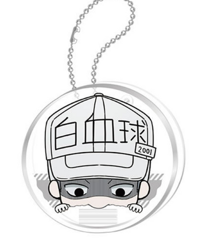 8月扭蛋 工作細胞鎖匙扣