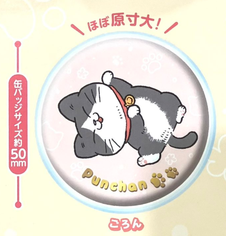 8月扭蛋 轉生為貓咪的老人膠囊徽章和封面