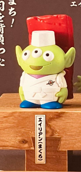 8月扭蛋 壽司廚師人物模型系列