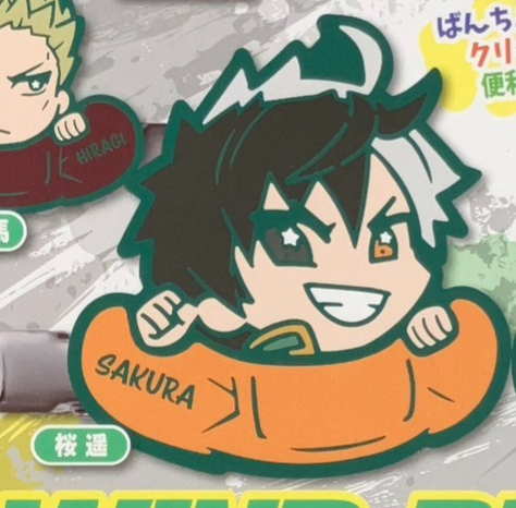 8月扭蛋 Wind breaker 橫幅髮夾