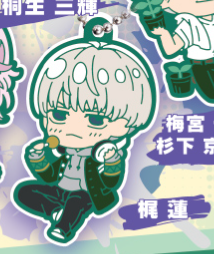 8月扭蛋 Wind breaker 橡膠鑰匙圈vol.2