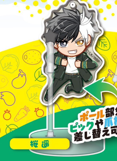 8月扭蛋 Wind breaker Decora PIC 壓克力 (Testing)