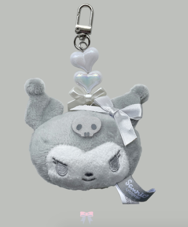 韓國生活百貨 -  韓國限定 Sanrio 銀色系列臉型吊飾 (預訂)