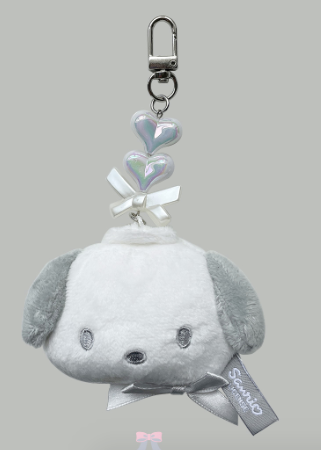 韓國生活百貨 -  韓國限定 Sanrio 銀色系列臉型吊飾 (預訂)