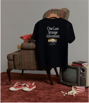 韓國服飾 -  韓國 怪奇物語（Stranger Things) x Kakao Friends 短袖Tee (預訂)