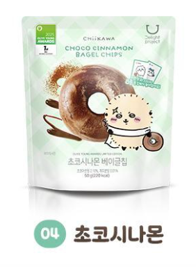 韓國生活百貨 -  韓國 Delight Project x Chiikawa - Bagel Chips (預訂)