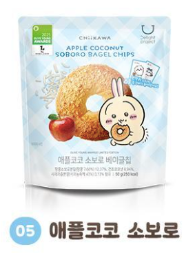 韓國生活百貨 -  韓國 Delight Project x Chiikawa - Bagel Chips (預訂)
