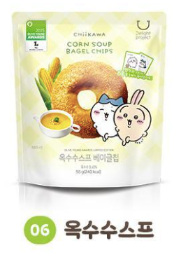 韓國生活百貨 -  韓國 Delight Project x Chiikawa - Bagel Chips (預訂)