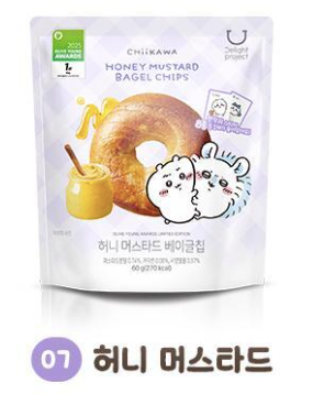 韓國生活百貨 -  韓國 Delight Project x Chiikawa - Bagel Chips (預訂)
