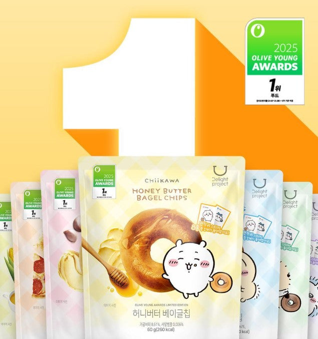 韓國生活百貨 -  韓國 Delight Project x Chiikawa - Bagel Chips (預訂)