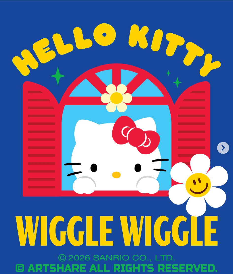 韓國生活百貨 -  韓國 Wiggle Wiggle x Hello Kitty 系列 (預訂)
