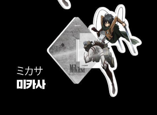 韓國生活百貨 -  韓國限定 進擊的巨人磁石立牌 (預訂)