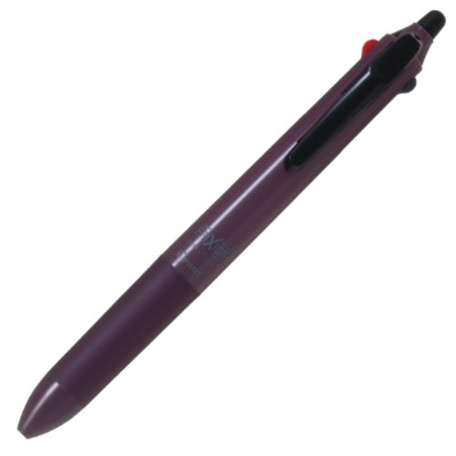 PILOT FRIXION BALL SWITCH四合一原子筆 標準款：可擦0.5mm＋油性0.7mm／酒紅色