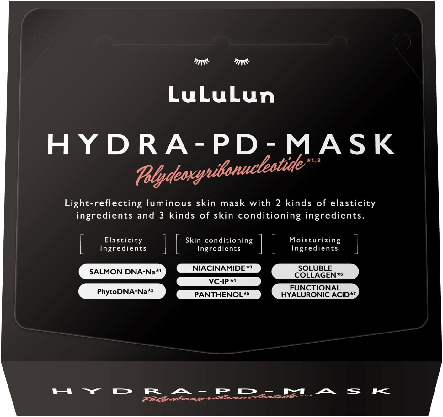 LuLuLun Hydra PD 雙重PDRN保濕彈力面膜 28片裝