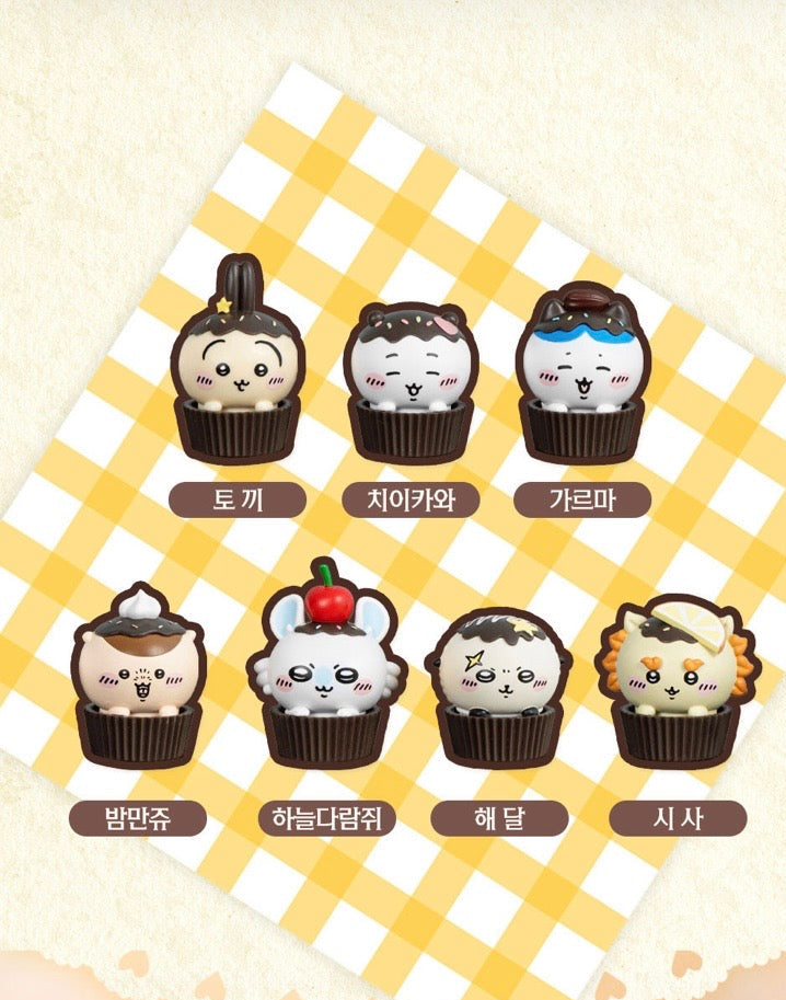 韓國生活百貨 -  韓國限定 Chiikawa 朱古力蛋糕造型 盲盒 (預訂)